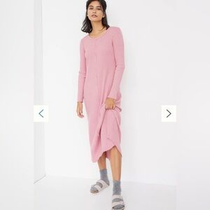 T. La by Anthropologie Sasha Ribbed Midi Dress